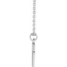 Load image into Gallery viewer, Sterling Silver Initial N Dangle 16&quot; Necklace
