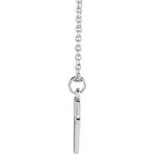 Load image into Gallery viewer, Sterling Silver Initial N Dangle 18&quot; Necklace
