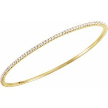 Load image into Gallery viewer, Accented Stackable Bangle Bracelet 
