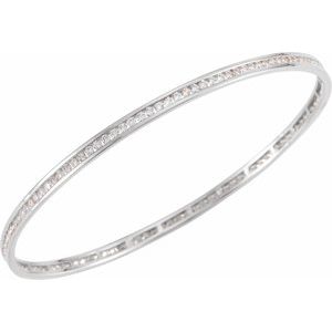 Accented Stackable Bangle Bracelet