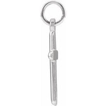 Load image into Gallery viewer, 14K White Cross Pendant
