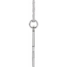 Load image into Gallery viewer, Sterling Silver Script Initial J 16-18&quot; Necklace
