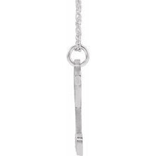 Load image into Gallery viewer, Sterling Silver Script Initial L 16-18&quot; Necklace
