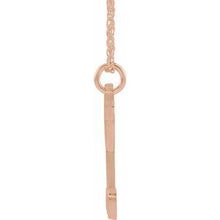 Charger l&#39;image dans la galerie, 14K Rose Gold-Plated Sterling Silver Script Initial L 16-18&quot; Necklace
