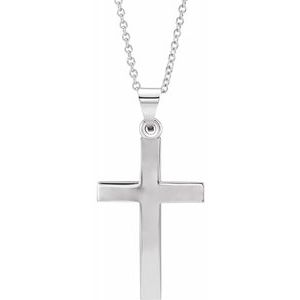 Sterling Silver Cross 18