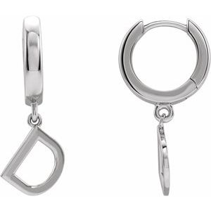 Single Initial Earring