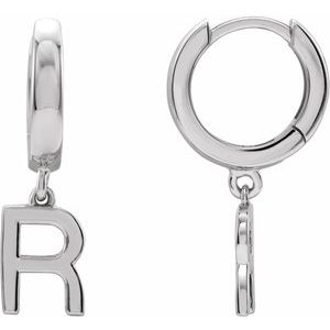 Single Initial Earring