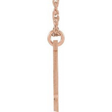Charger l&#39;image dans la galerie, 14K Rose Gold-Plated Sterling Silver Script Initial Q 16-18&quot; Necklace

