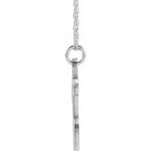Load image into Gallery viewer, Sterling Silver Script Initial U 16-18&quot; Necklace
