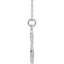 Load image into Gallery viewer, Sterling Silver Script Initial S 16-18&quot; Necklace
