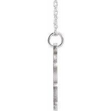Load image into Gallery viewer, Sterling Silver Script Initial R 16-18&quot; Necklace
