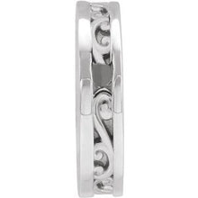 Load image into Gallery viewer, Engravable Scroll Disc Necklace or Slide Pendant
