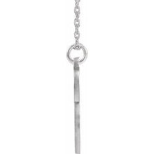 Load image into Gallery viewer, Sterling Silver Script Initial O 16-18&quot; Necklace
