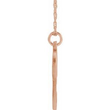 Charger l&#39;image dans la galerie, 14K Rose Gold-Plated Sterling Silver Script Initial P 16-18&quot; Necklace
