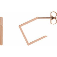 Load image into Gallery viewer, Geometric Hoop Earrings
