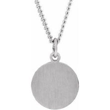 Charger l&#39;image dans la galerie, Sterling Silver 22 mm Guardian Angel Necklace
