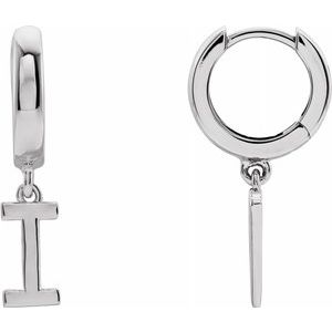 Single Initial Earring
