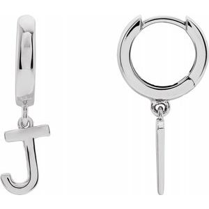 Single Initial Earring