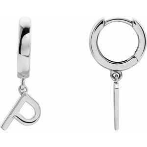 Single Initial Earring