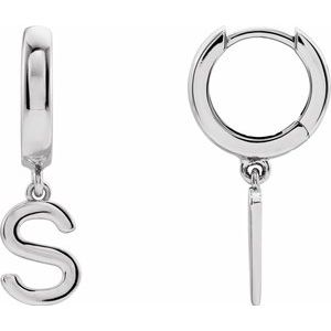 Single Initial Earring