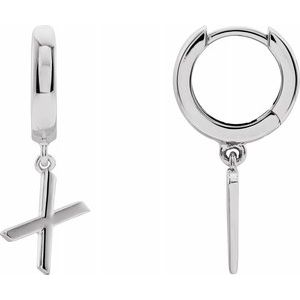 Single Initial Earring