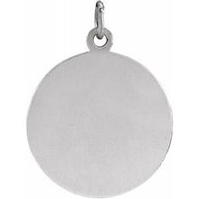 Load image into Gallery viewer, Sterling Silver 15 mm Guardian Angel Medal
