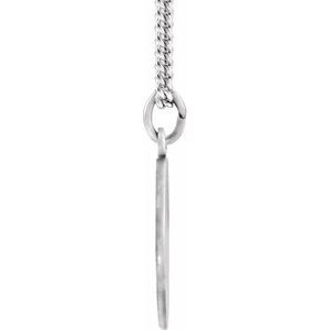 Sterling Silver 15 mm Guardian Angel Medal