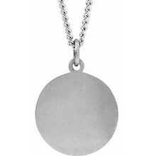 Load image into Gallery viewer, Sterling Silver 15 mm Guardian Angel Medal
