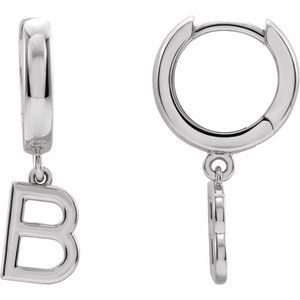 Single Initial Earring