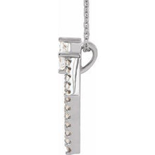 Load image into Gallery viewer, Platinum 5/8 CTW Diamond 16-18&quot; Necklace
