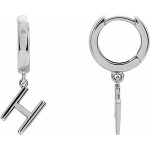 Single Initial Earring