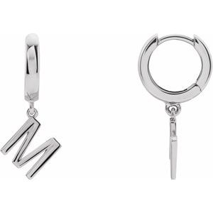 Single Initial Earring