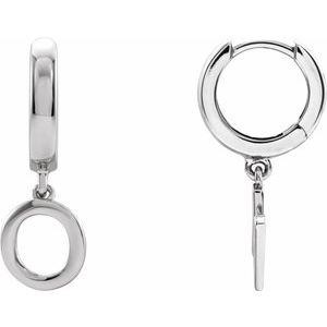 Single Initial Earring