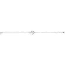 Load image into Gallery viewer, Sterling Silver Beaded 6.5-7.5&quot; Bracelet
