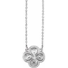 Load image into Gallery viewer, Sterling Silver 18&quot; Clover Necklace
