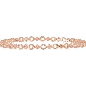 Geometric Bangle Bracelet