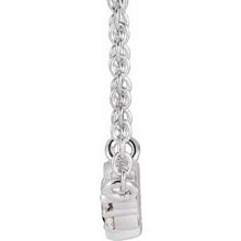 Charger l&#39;image dans la galerie, Accented Bezel-Set Necklace or Center
