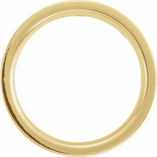 Charger l&#39;image dans la galerie, 14K Jaune 1/2 CTW Diamond Double Grooved Band Size 5.5
