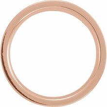 Charger l&#39;image dans la galerie, 14K Rose 1/2 CTW Diamond Double Grooved Band Taille 6.5
