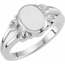 Charger l&#39;image dans la galerie, Oval Signet Ring
