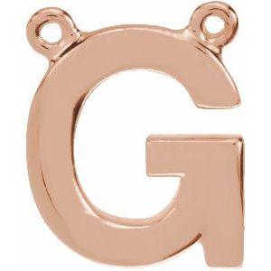 Initial Necklace Center