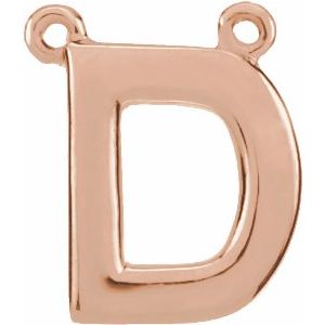 Initial Necklace Center