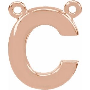 Initial Necklace Center
