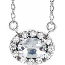 Load image into Gallery viewer, Sterling Silver 9/10 CTW Diamond 18&quot; Necklace
