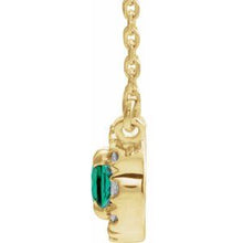 Load image into Gallery viewer, French-Set Halo-Style Necklace or Center
