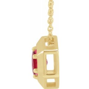 Geometric Necklace or Slide Pendant