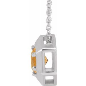 Geometric Necklace or Slide Pendant