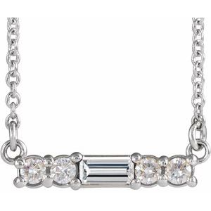 Sterling Silver Cubic Zirconia 18