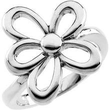 Charger l'image dans la galerie, Sterling Silver Flower Ring
