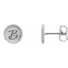 Load image into Gallery viewer, Engravable Beaded Earrings
